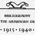 Bibliography of the Grabhorn Press, 1915–1940
