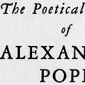 The Poetical Career of Alexander Pope