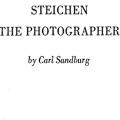 Steichen the Photographer